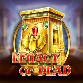 Legacy of Dead slot logo by Play’n GO at Royal Game Casino