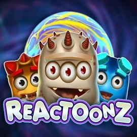 Reactoonz casino game by Play’n GO – featured logo at Royal Game Casino