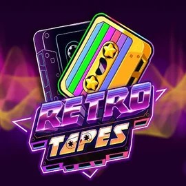 Retro Tapes slot logo by Push Gaming at Royal Game Casino